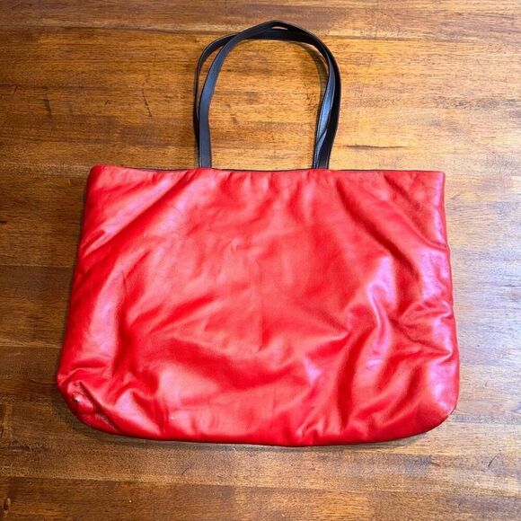 Mansur Gavriel Reversible Pillow Leather Tote Bag - Picture 10 of 14